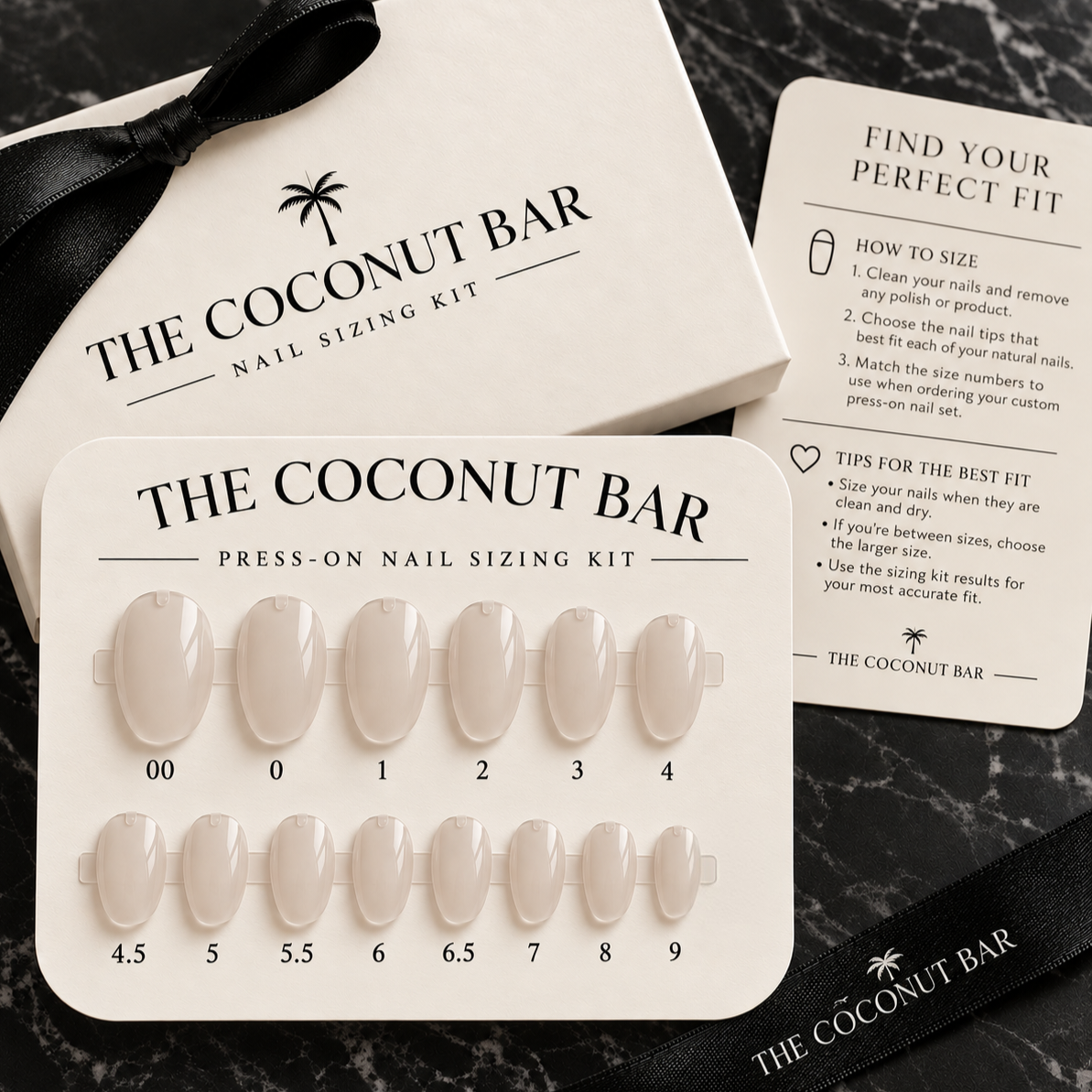 Press On Nail Sizing Kit