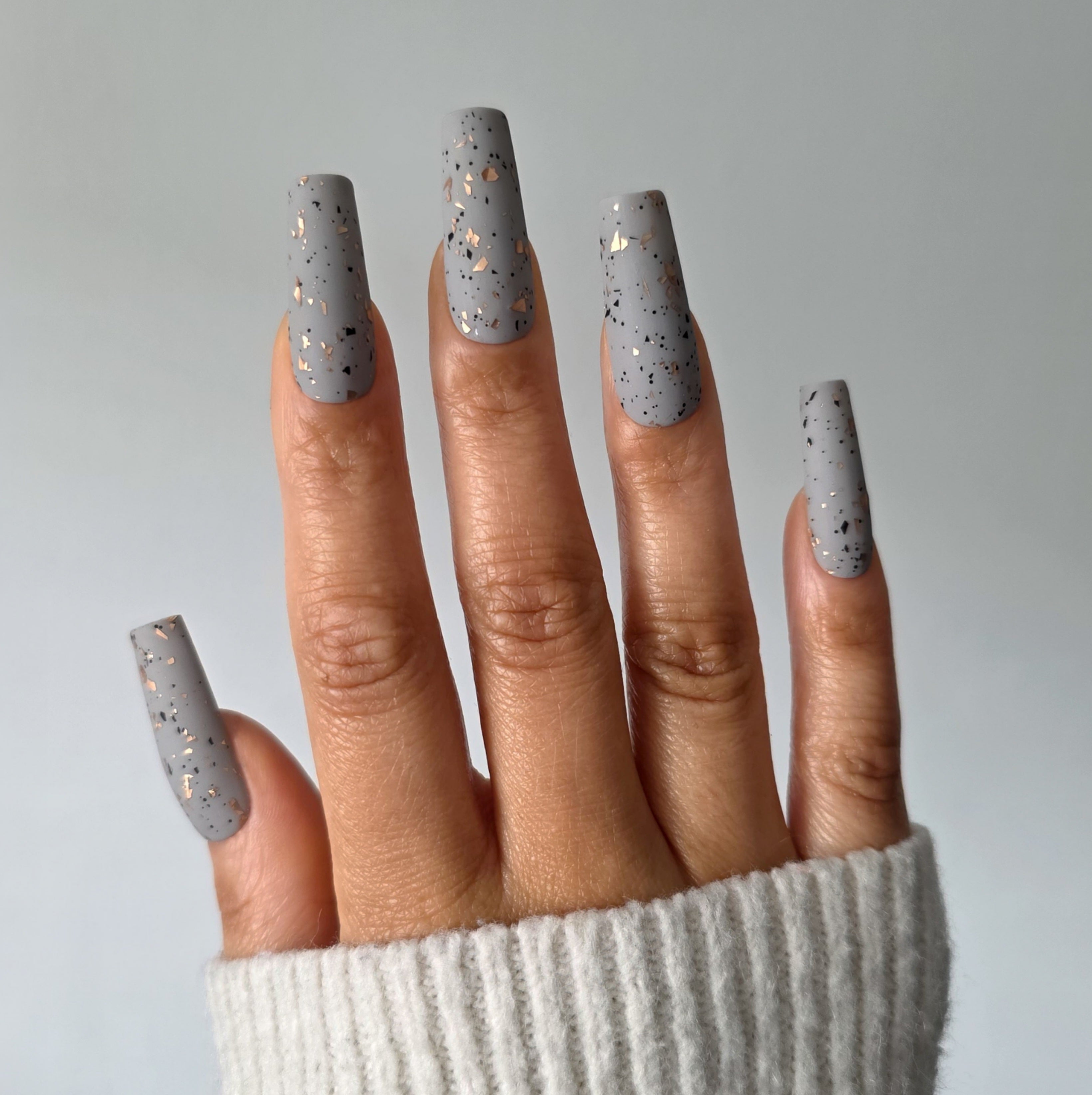 Stone & Embers Custom Press On Nail Set