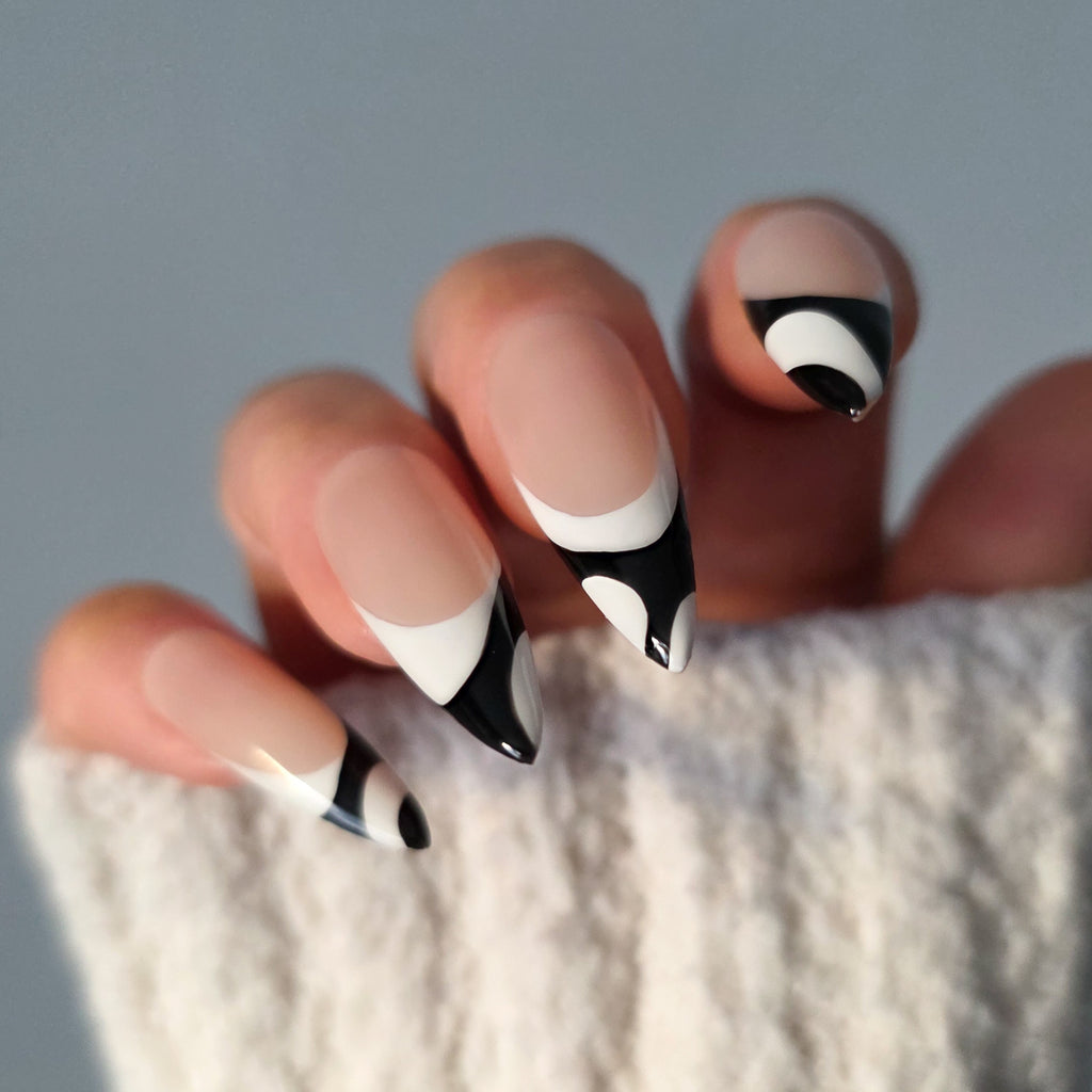 Black Tie Muse Custom Press On Nail Set