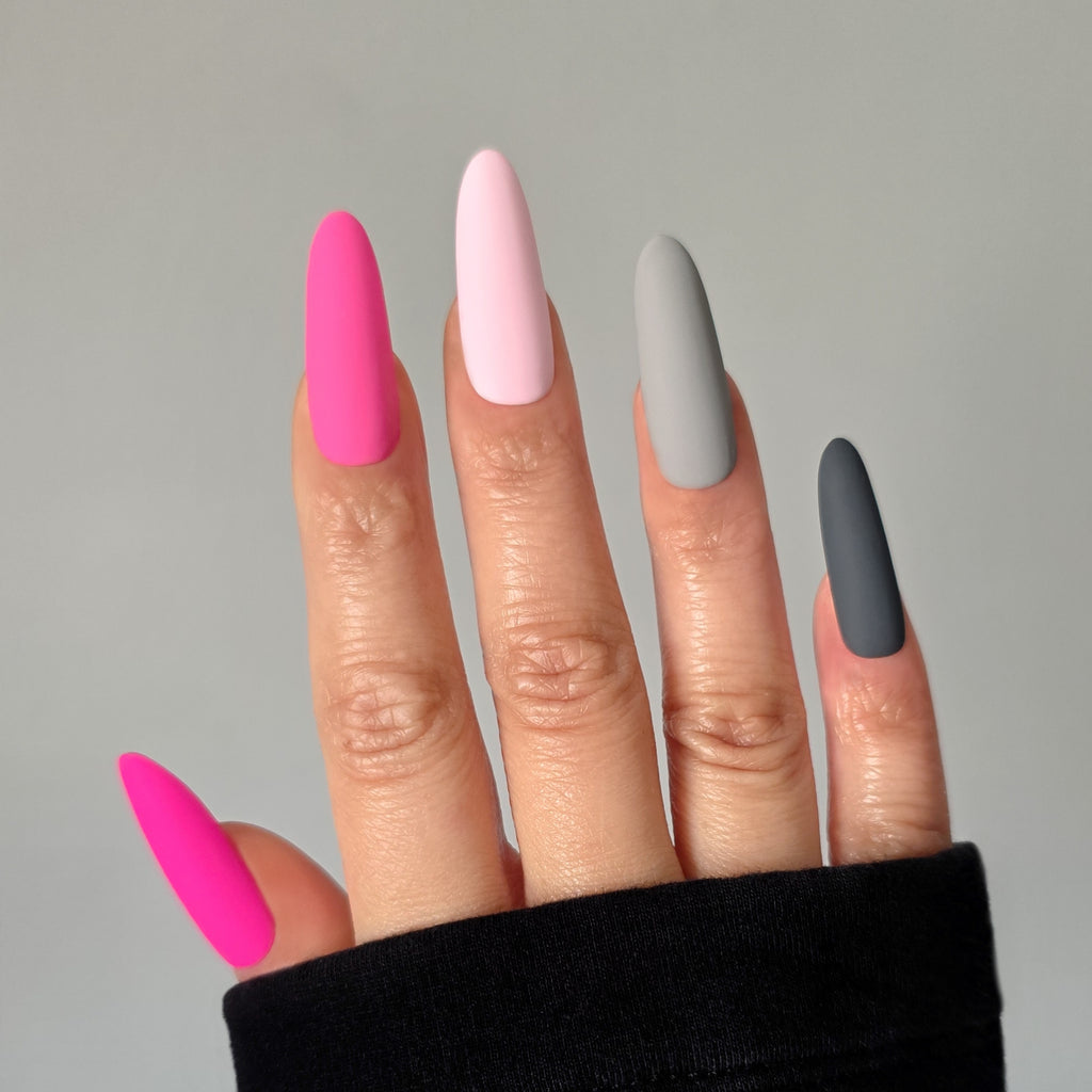 Pretty In Pink Custom Press On Nail Set