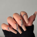 Diamond Drip Custom Press On Nail Set