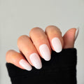 Milky White Custom Press On Nail Set