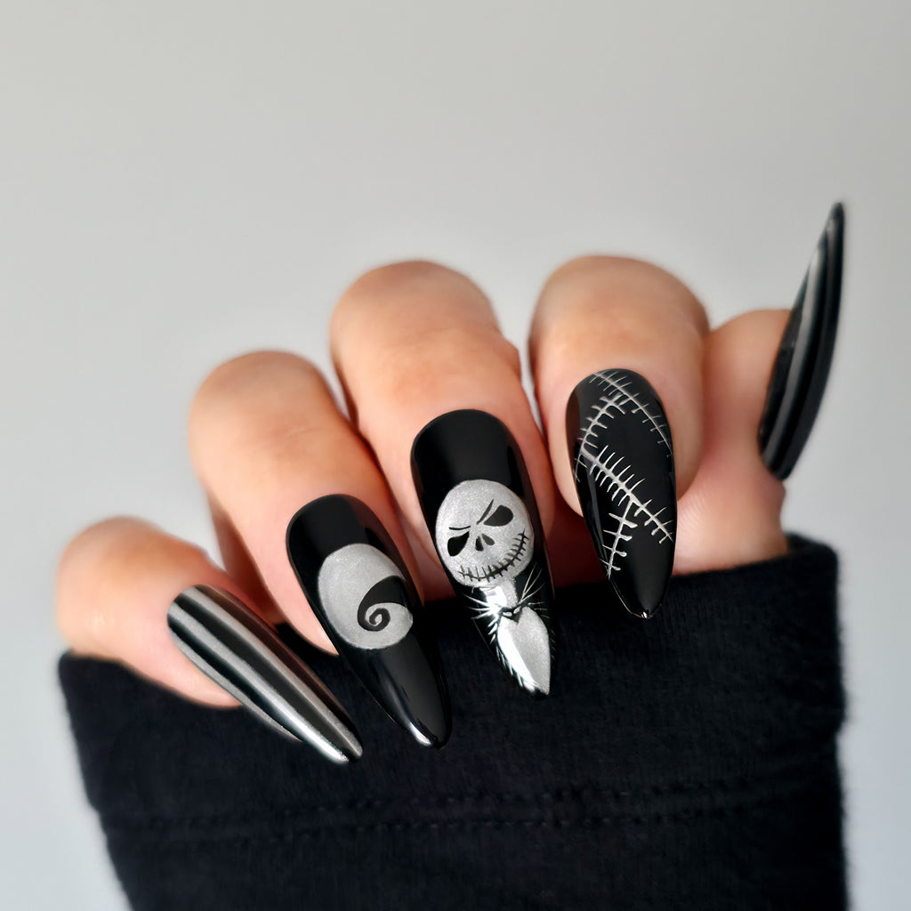 The Pumpkin King's Ball Custom Press On Nail Set