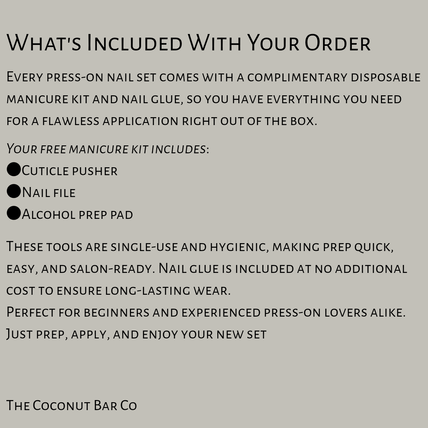 Be Conspicuous Custom Press On Nail Set