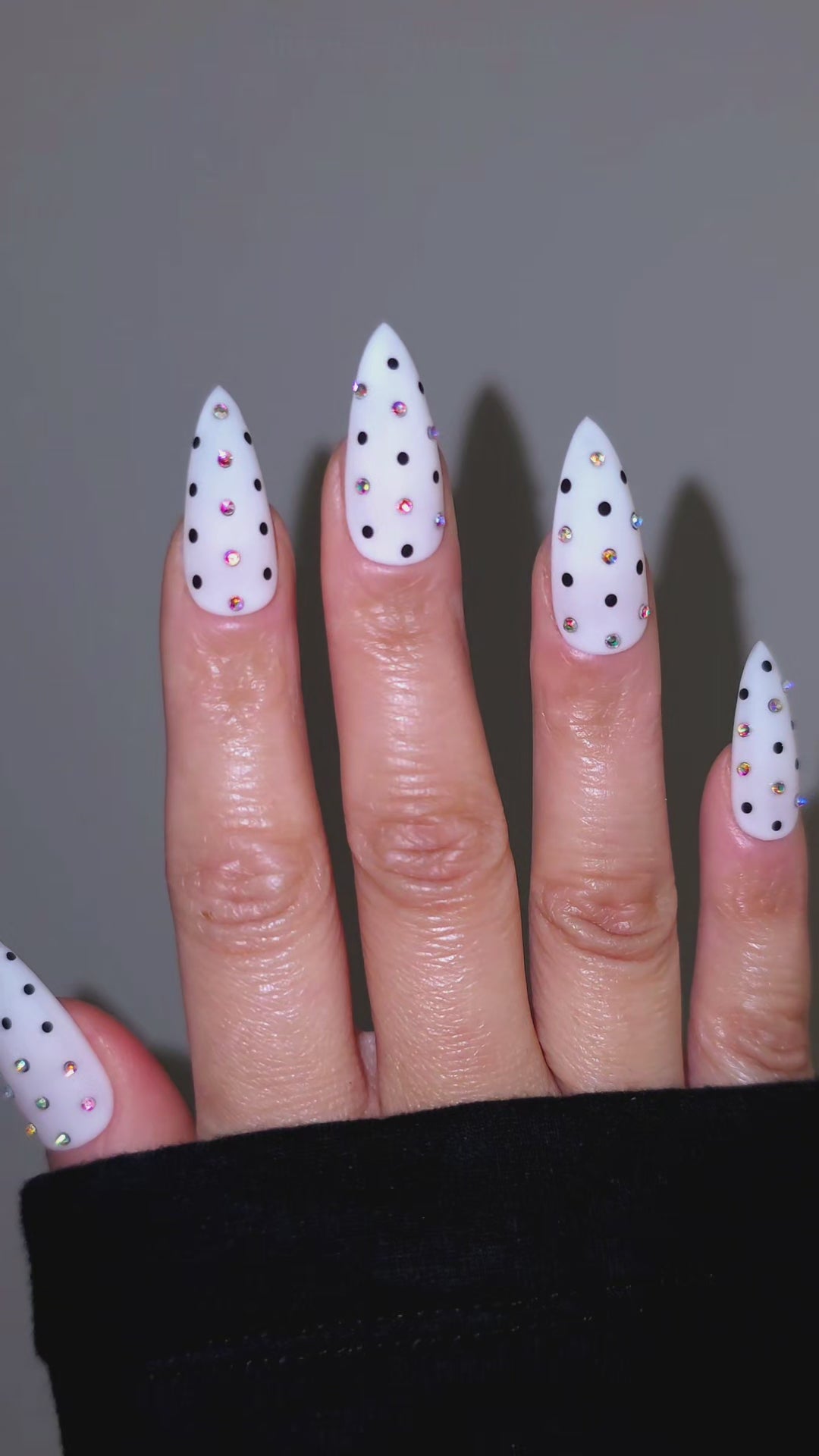 Polka Dots & Confetti Custom Press On Nail Set