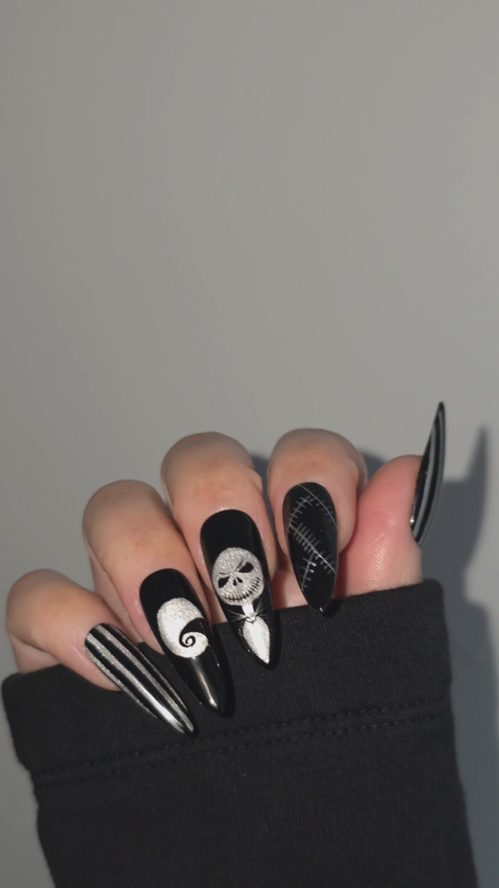 The Pumpkin King's Ball Custom Press On Nail Set