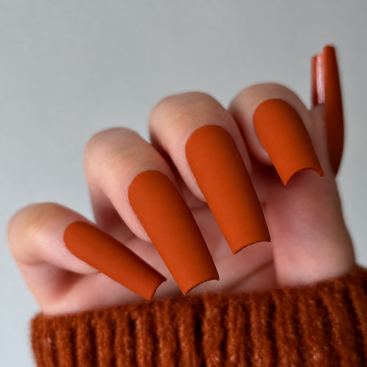 Pumpkin Spice Custom Press On Nail Set